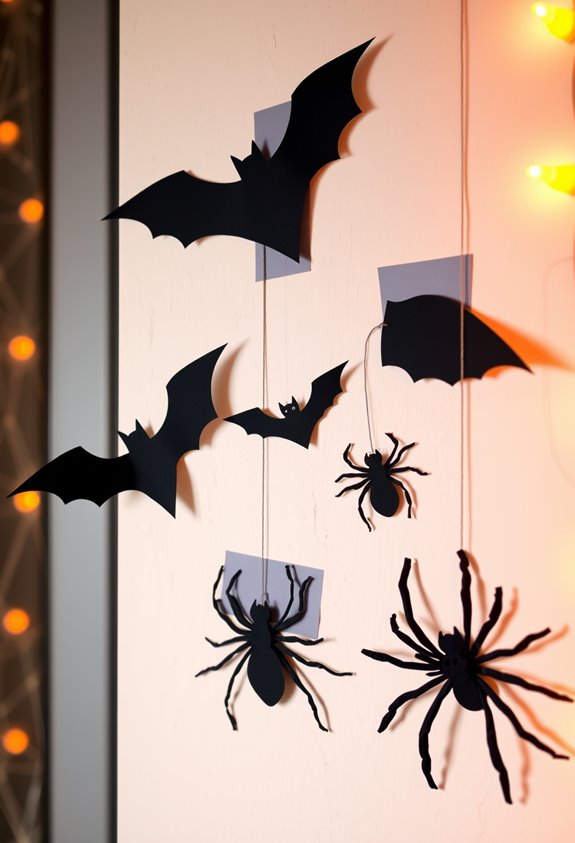 quick tape up paper creatures