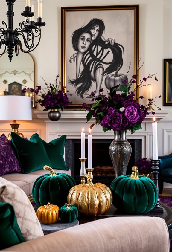 room specific dramatic halloween styling