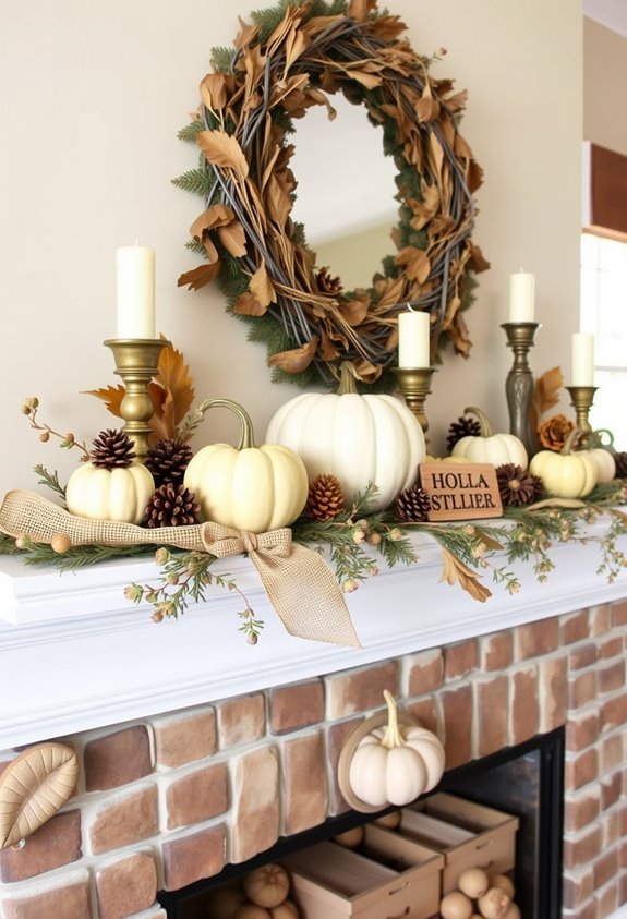 rustic dollar tree mantel