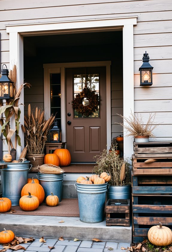 rustic farmhouse halloween decor
