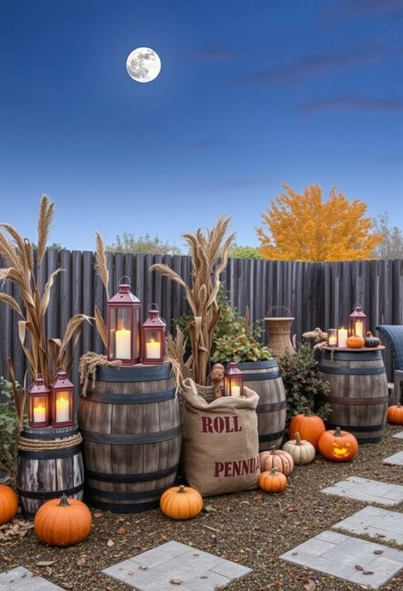 rustic harvest meets haunted