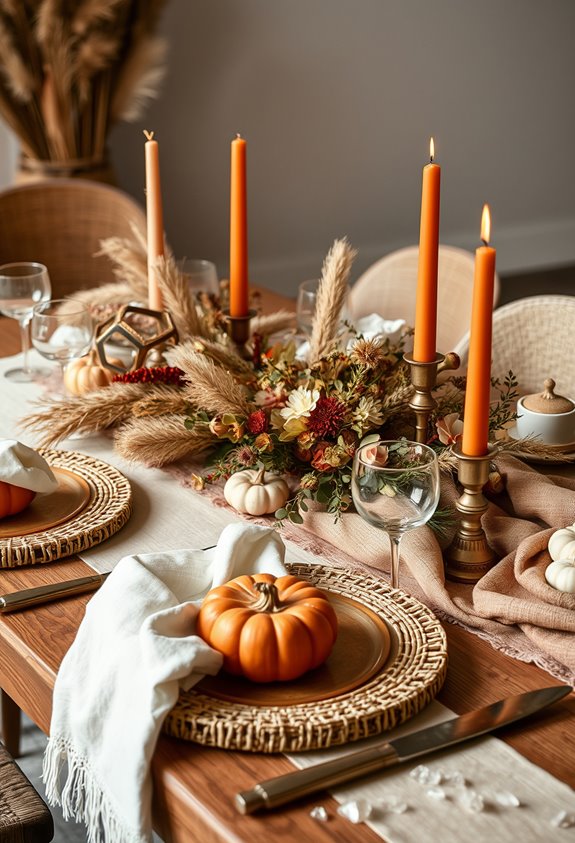 rustic layered boho harvest