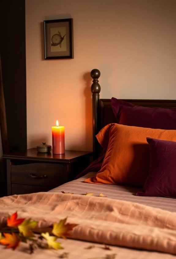 scented candles create ambiance