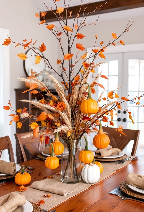 sculptural branches balanced tabletop height