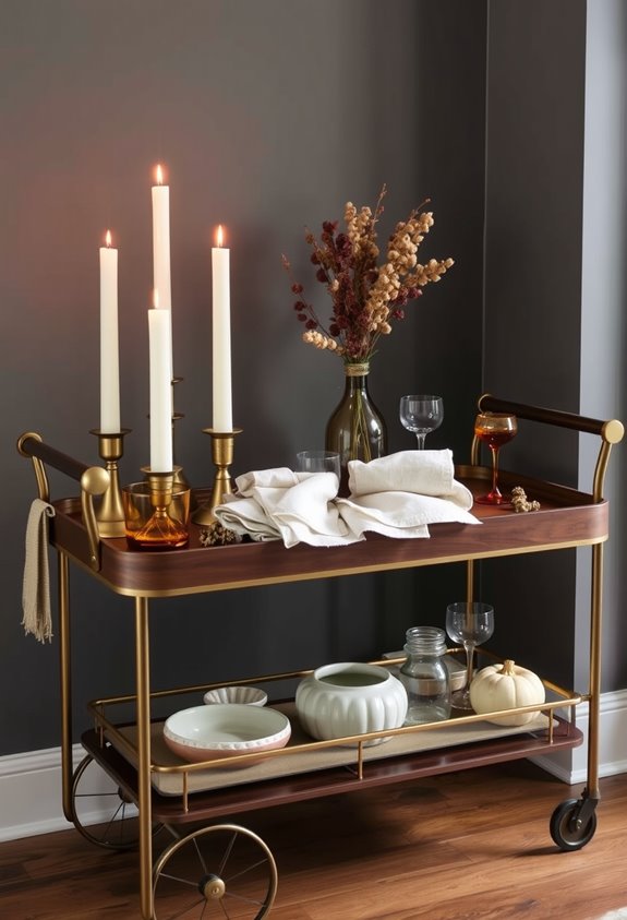 seasonal cohesive thanksgiving barcart
