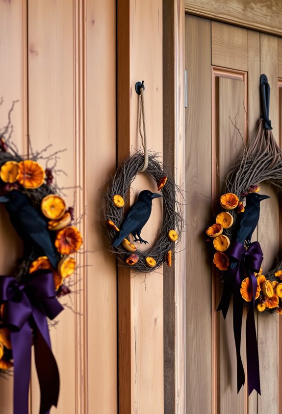 seasonal spooky wreath ideas