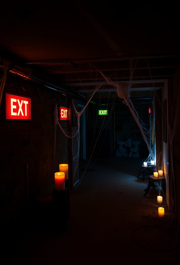 secure cords clear exits