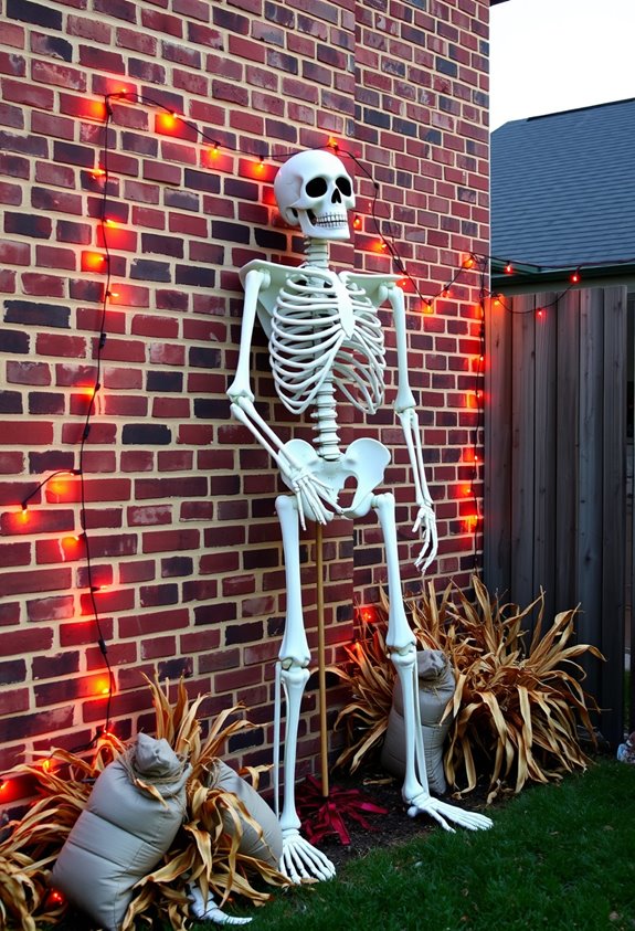 secure skeleton with anchors