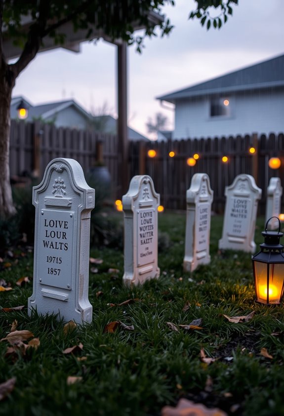 secure tombstones with rebar