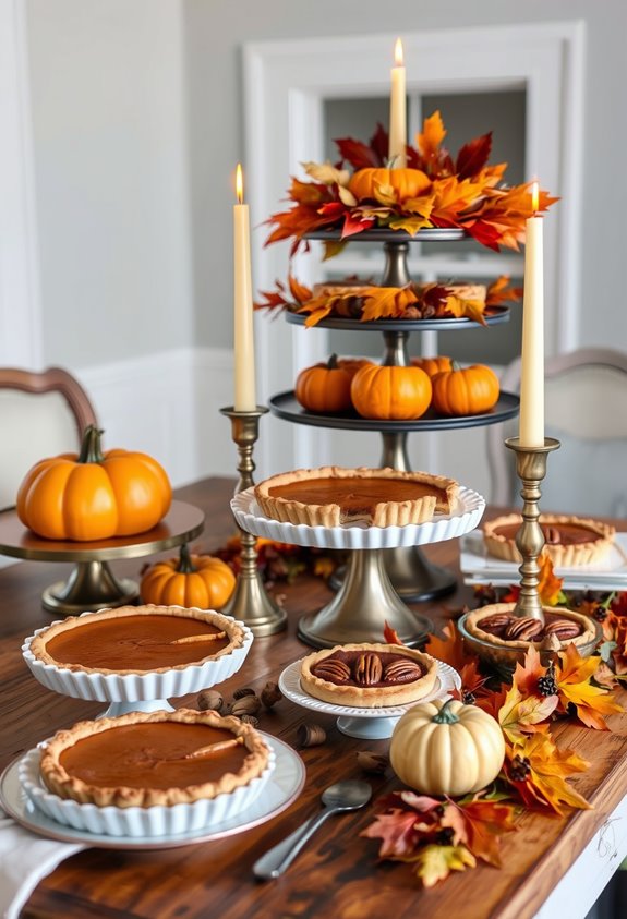 show stopping thanksgiving dessert displays