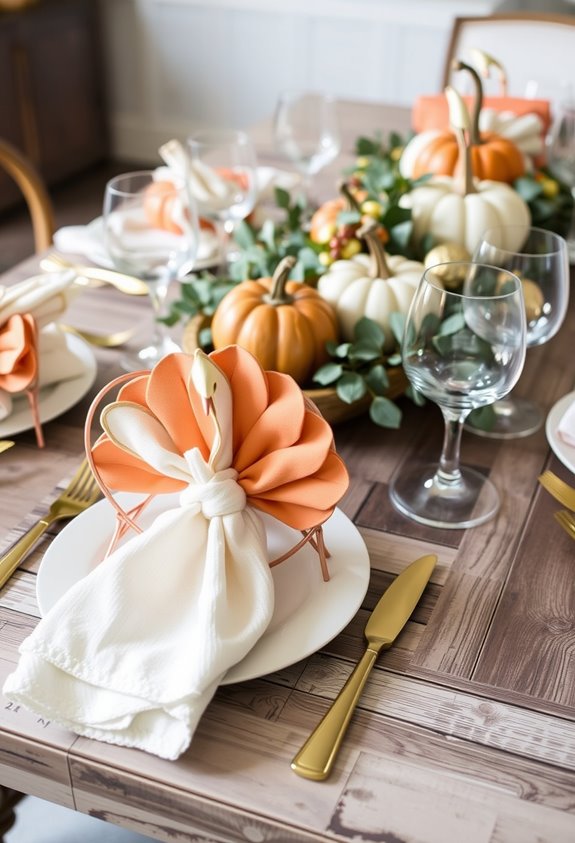 sophisticated kid friendly thanksgiving details