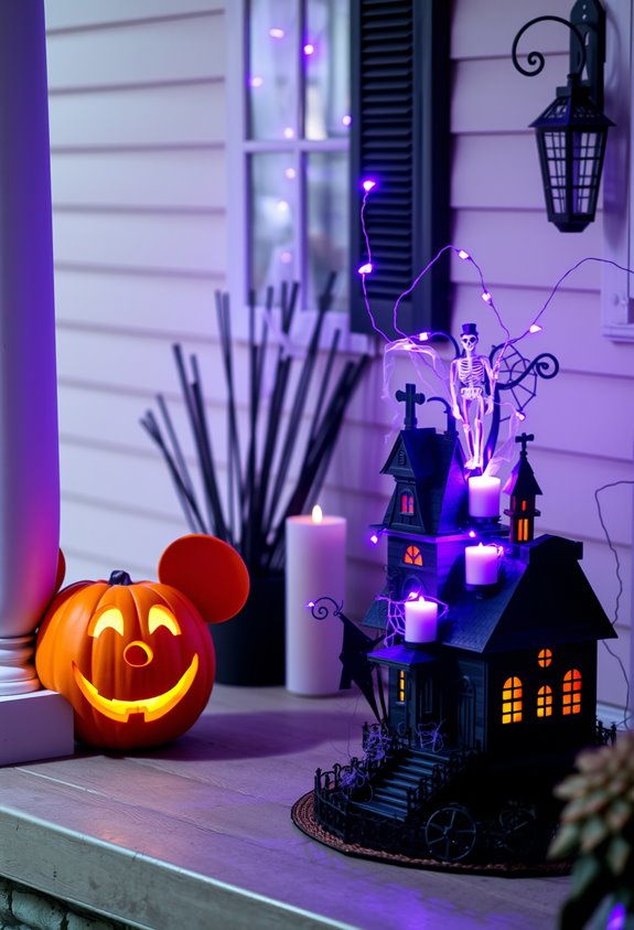 space specific disney halloween decor