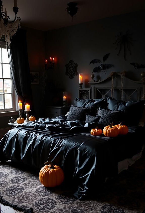 spooky cozy guest room ideas