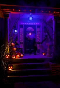 spooky halloween led lighting ideas