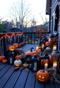 spooky outdoor halloween decking