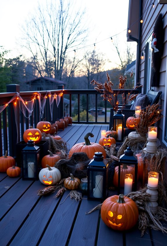 spooky outdoor halloween decking