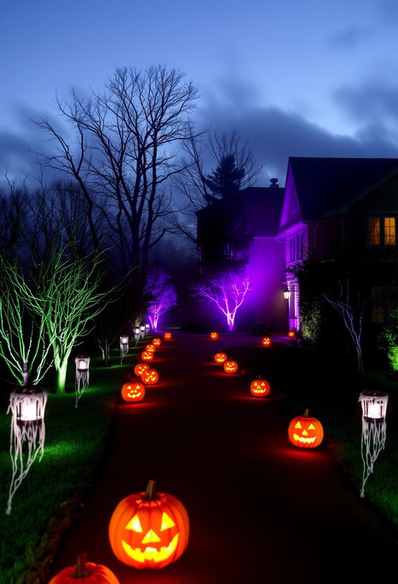 spooky spectacular driveway decorations