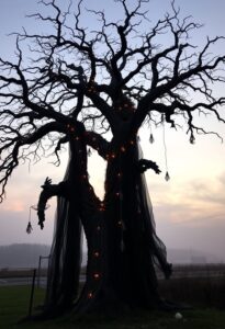 spooky tree yard decorations