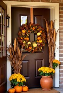 thanksgiving front door decor