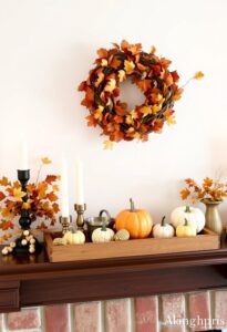 thanksgiving mantel decorating checklist
