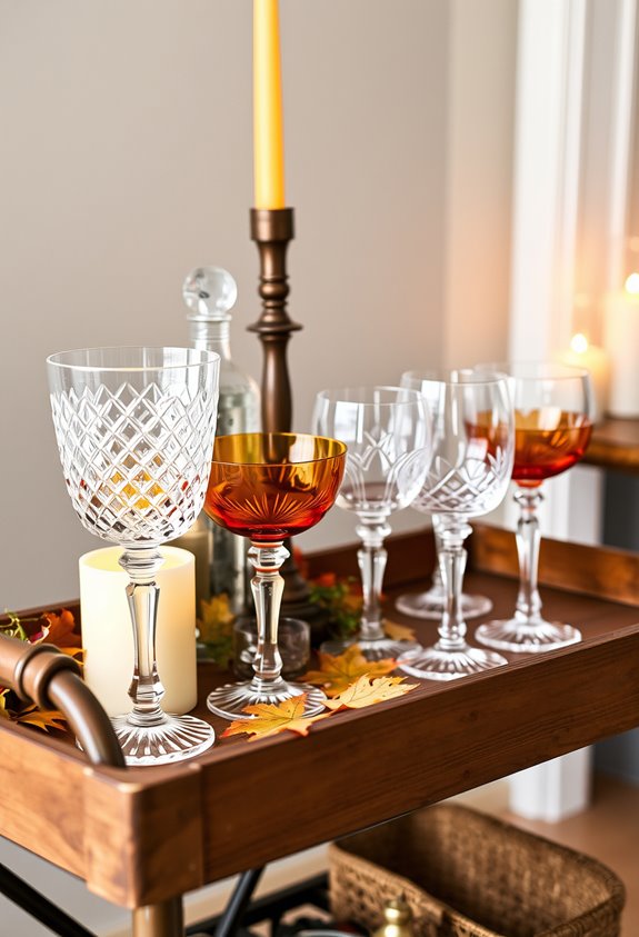 three core clear glassware
