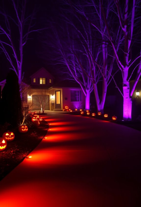 three layer eerie driveway lighting