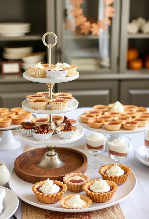 three tiered dessert size strategy