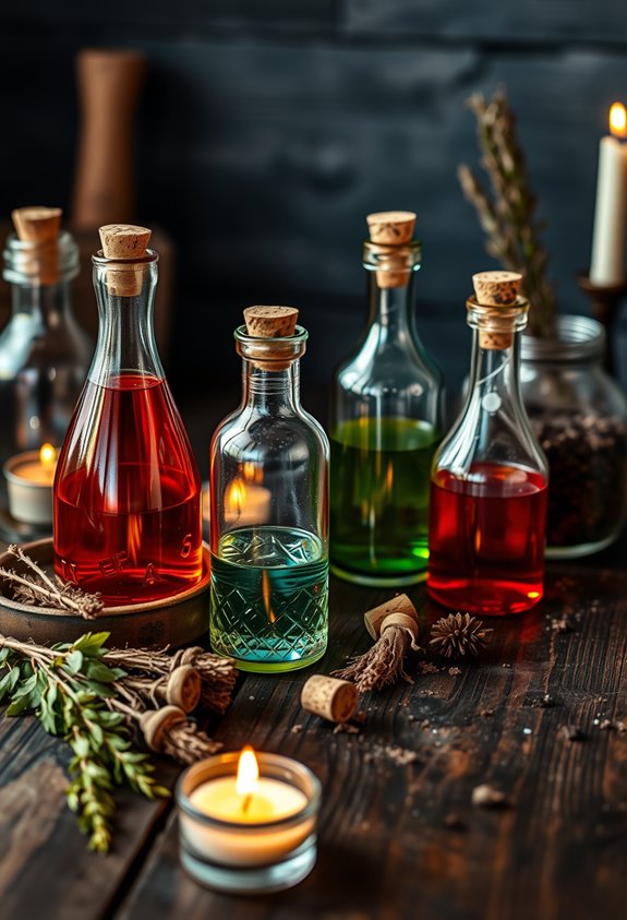 thrifted apothecary jars diy