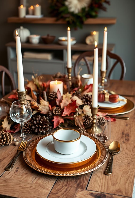 thrifted charger plates transformtable