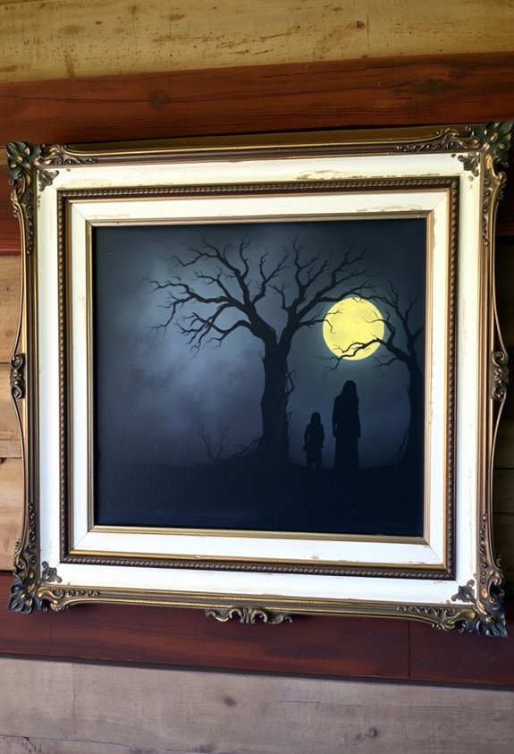 thrifted paintings turned haunted