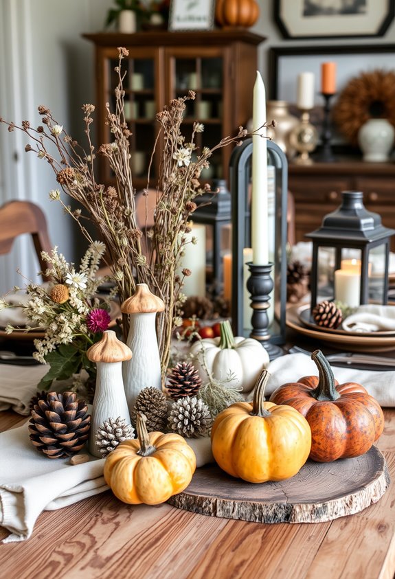 timeless layered rustic thanksgiving elegance