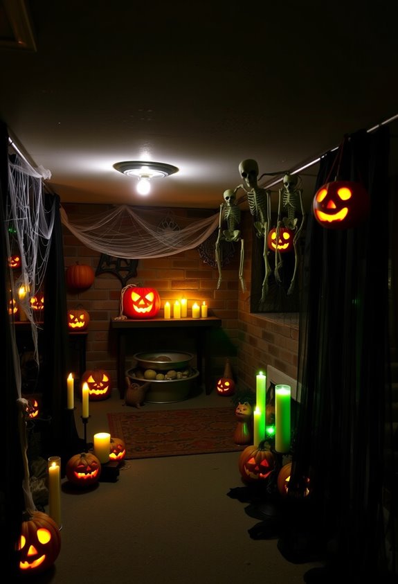 ultimate haunted basement decor