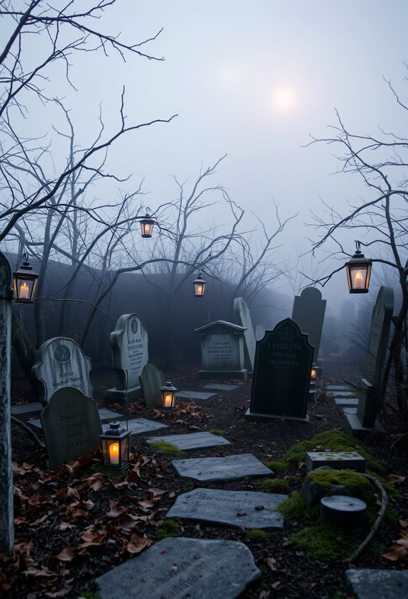 varied distressed haunting graveyard ambiance
