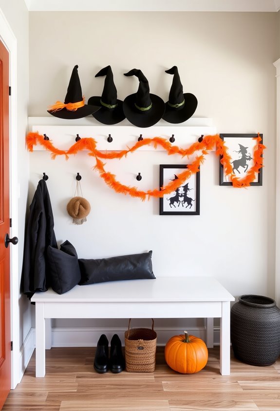 wall mounted spooky decor ideas