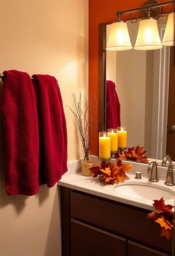 warm autumnal neutral accenting