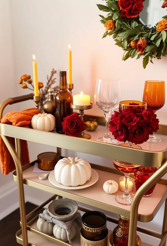 warm jewel toned thanksgiving palette