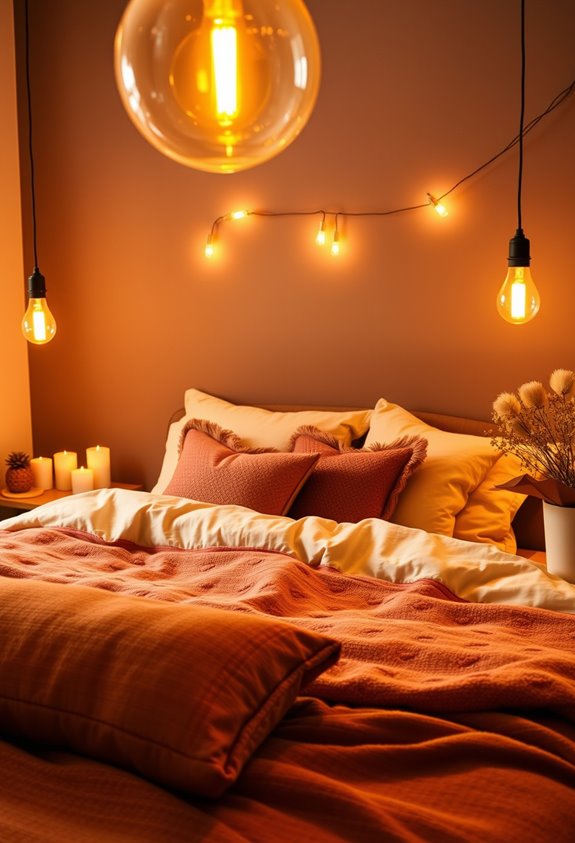 warm layered ambient lighting choices