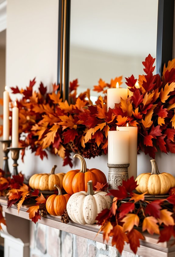 warm layered autumn palette