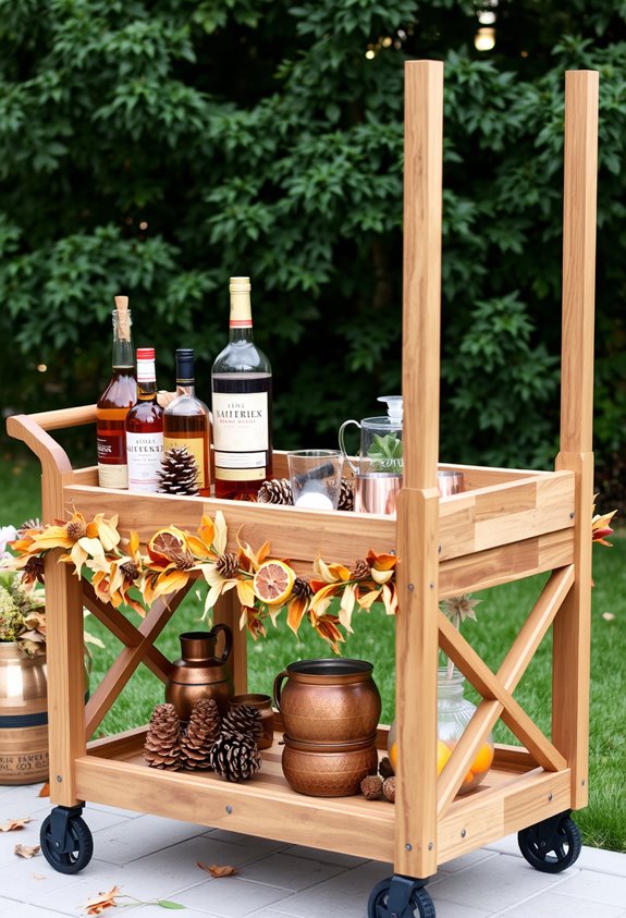 weather ready fall outdoor barcart