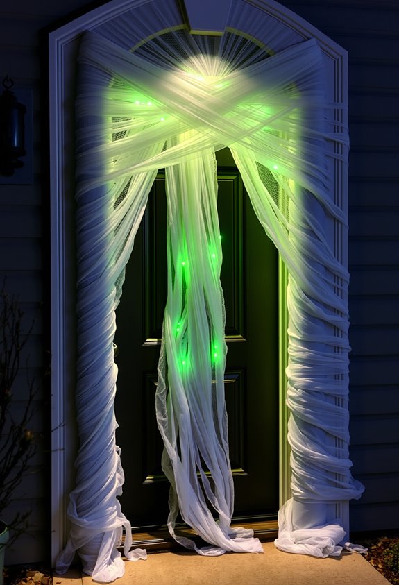wrap door like mummy